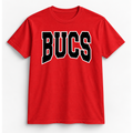 Black Bucs Tee - Red