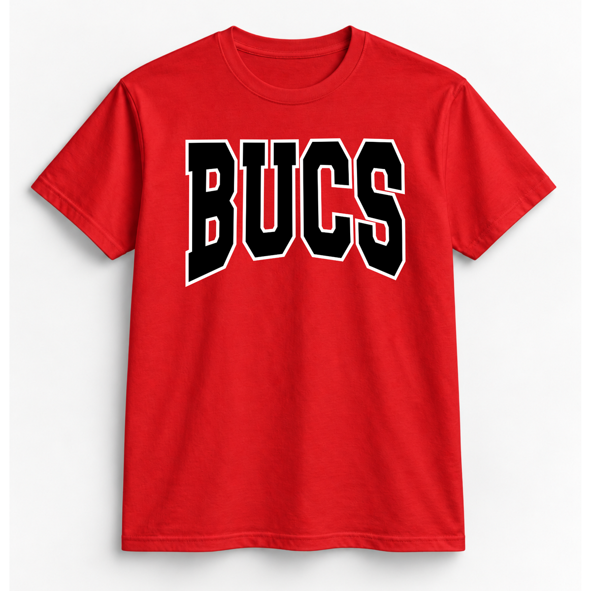 Black Bucs Tee - Red