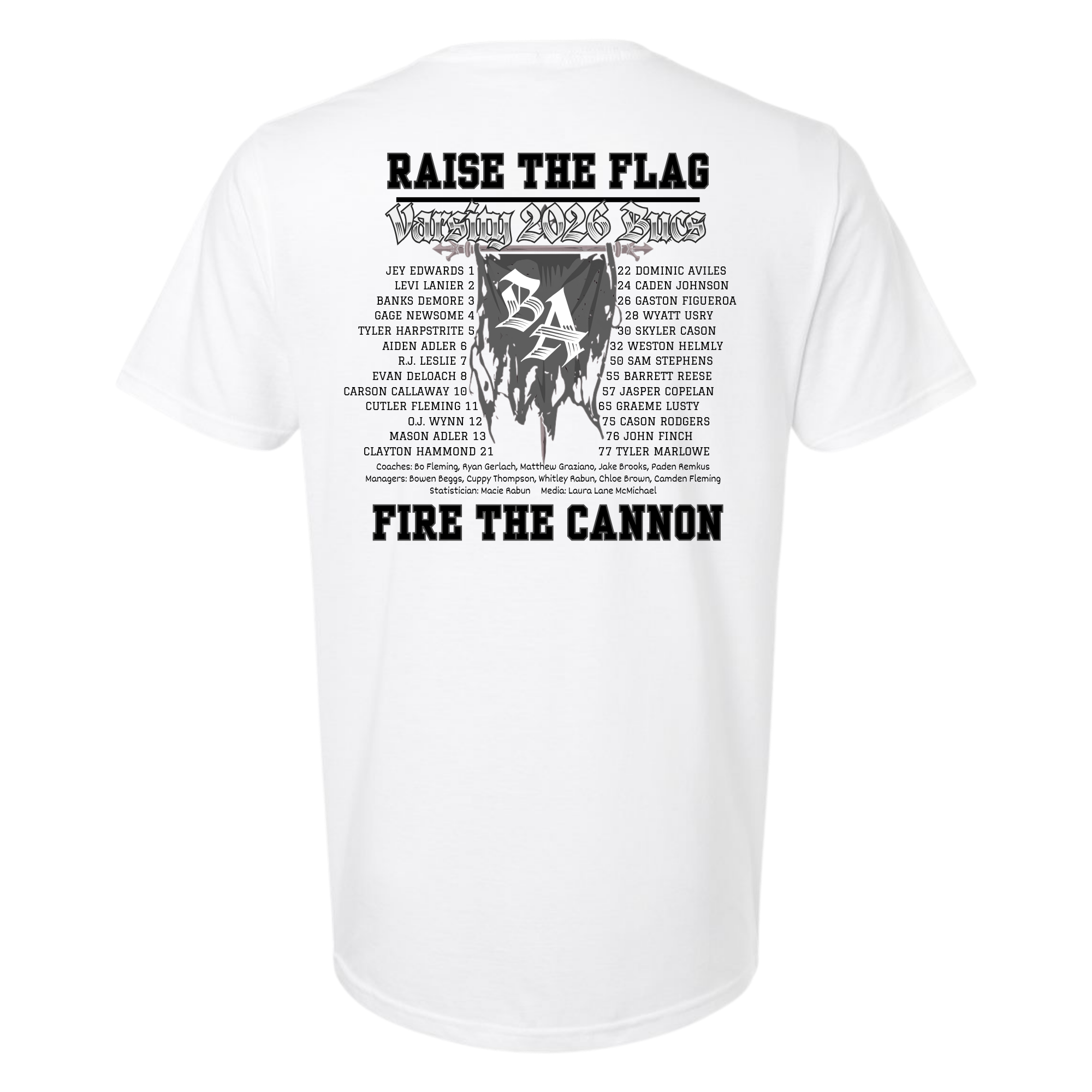 Varsity Roster Shirts
