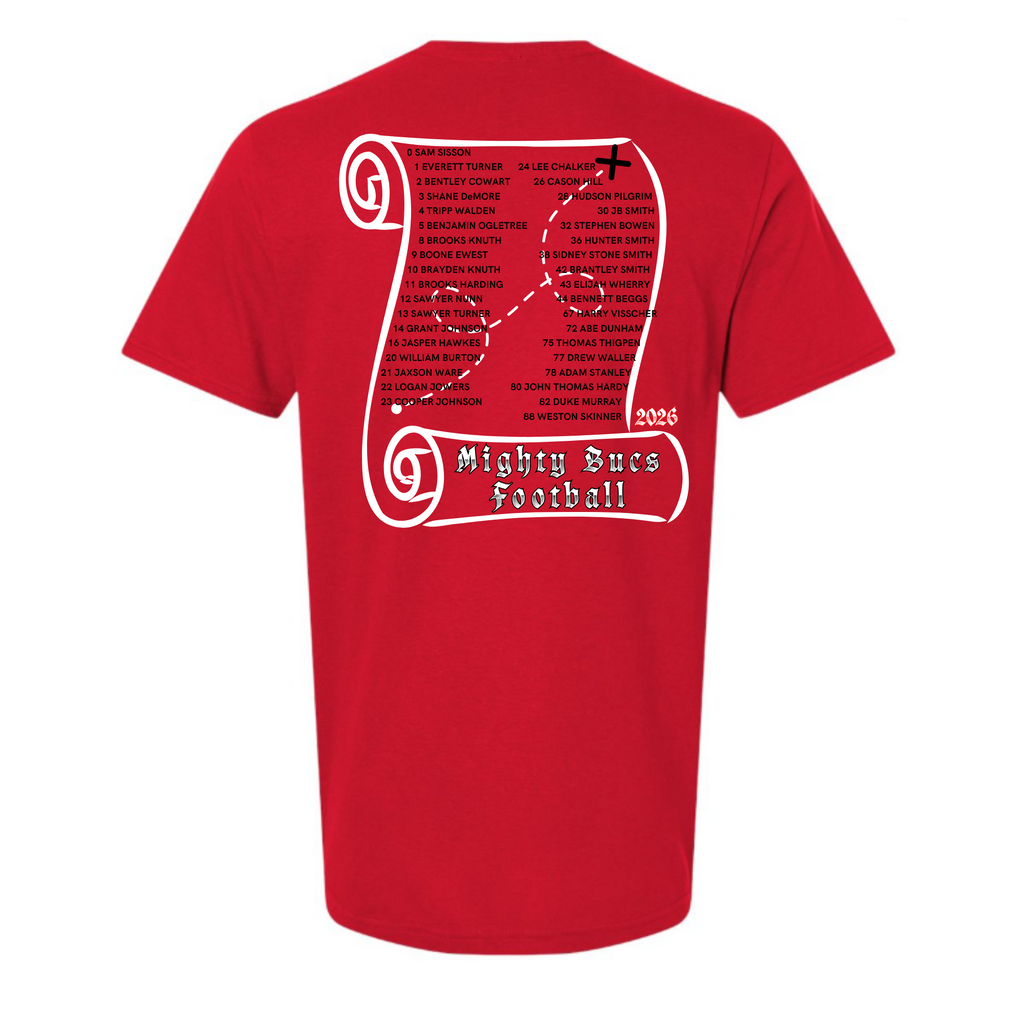 Mighty Bucs Roster Shirt