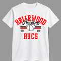 Briarwood Academy Bucs Tee - White