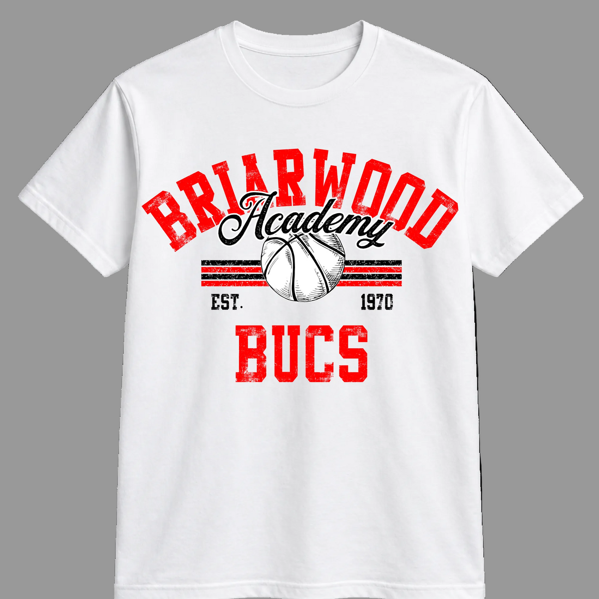 Briarwood Academy Bucs Tee - White