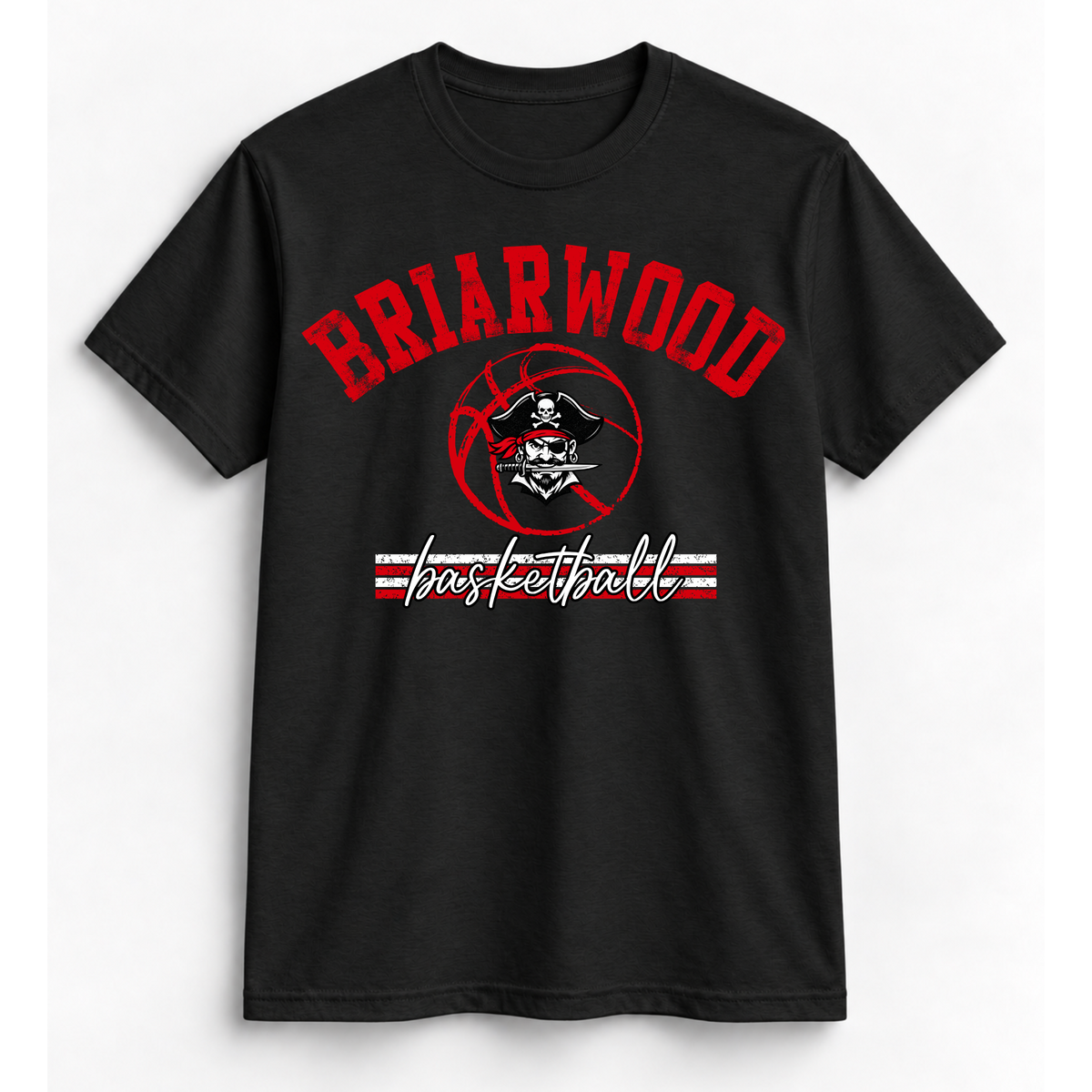 Briarwood Basketball Tee - Black
