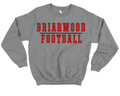 Briarwood/Football Crewneck - Gray