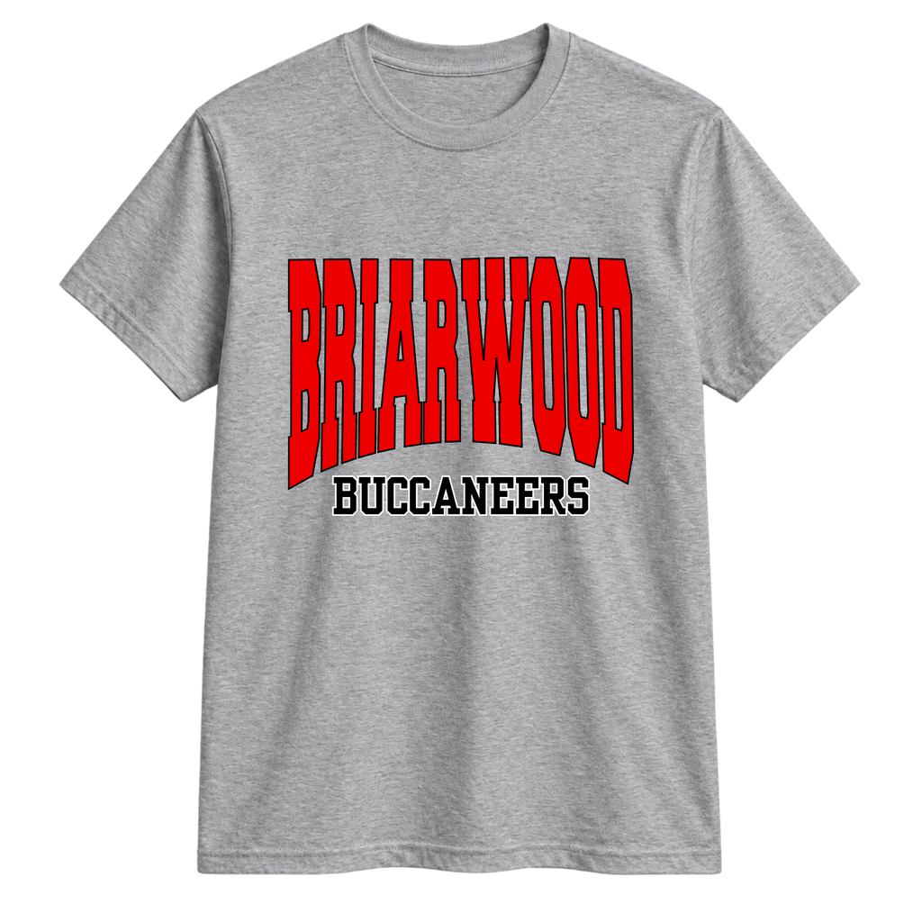 Briarwood Buccaneers Classic Tee - Grey