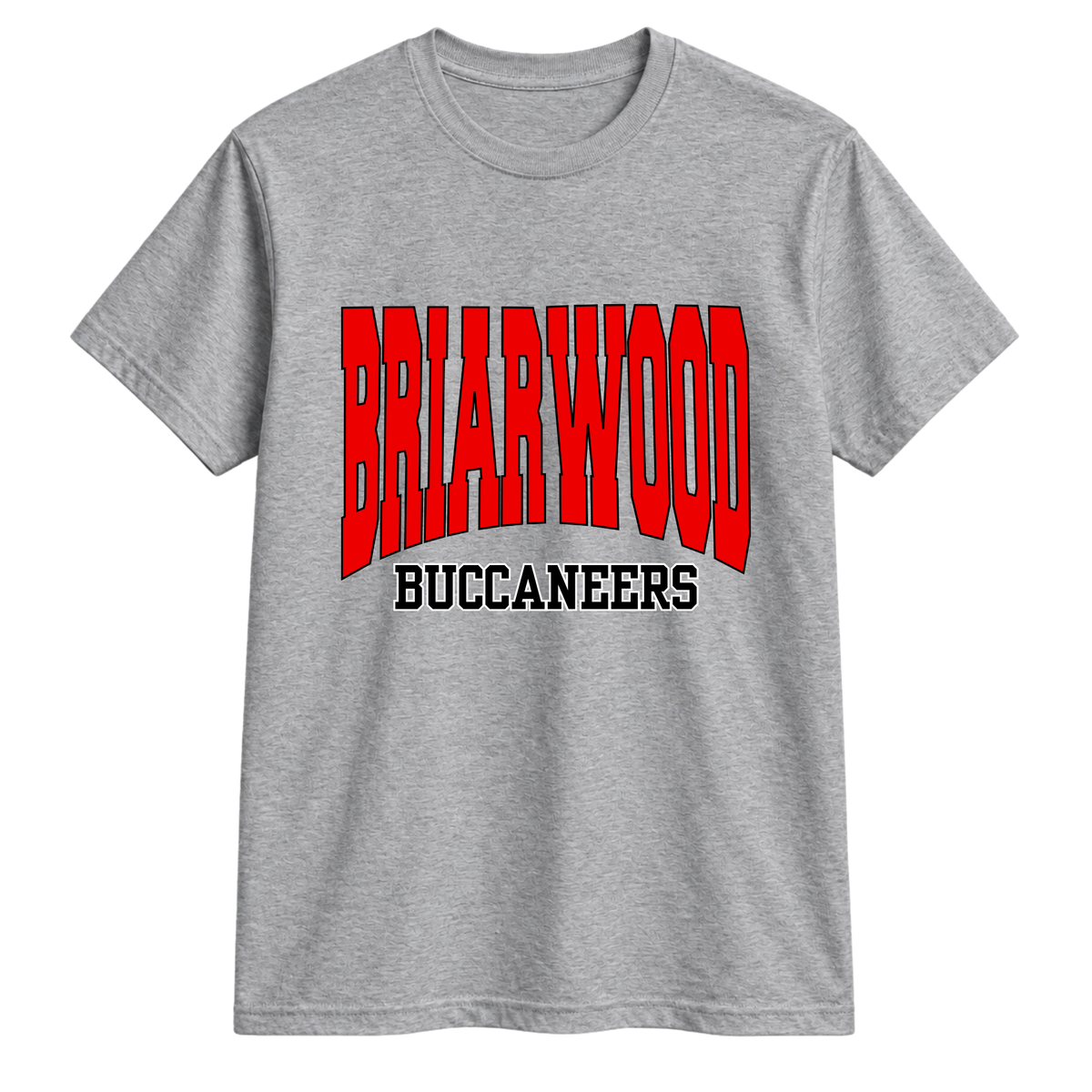 Briarwood Buccaneers Classic Tee - Grey