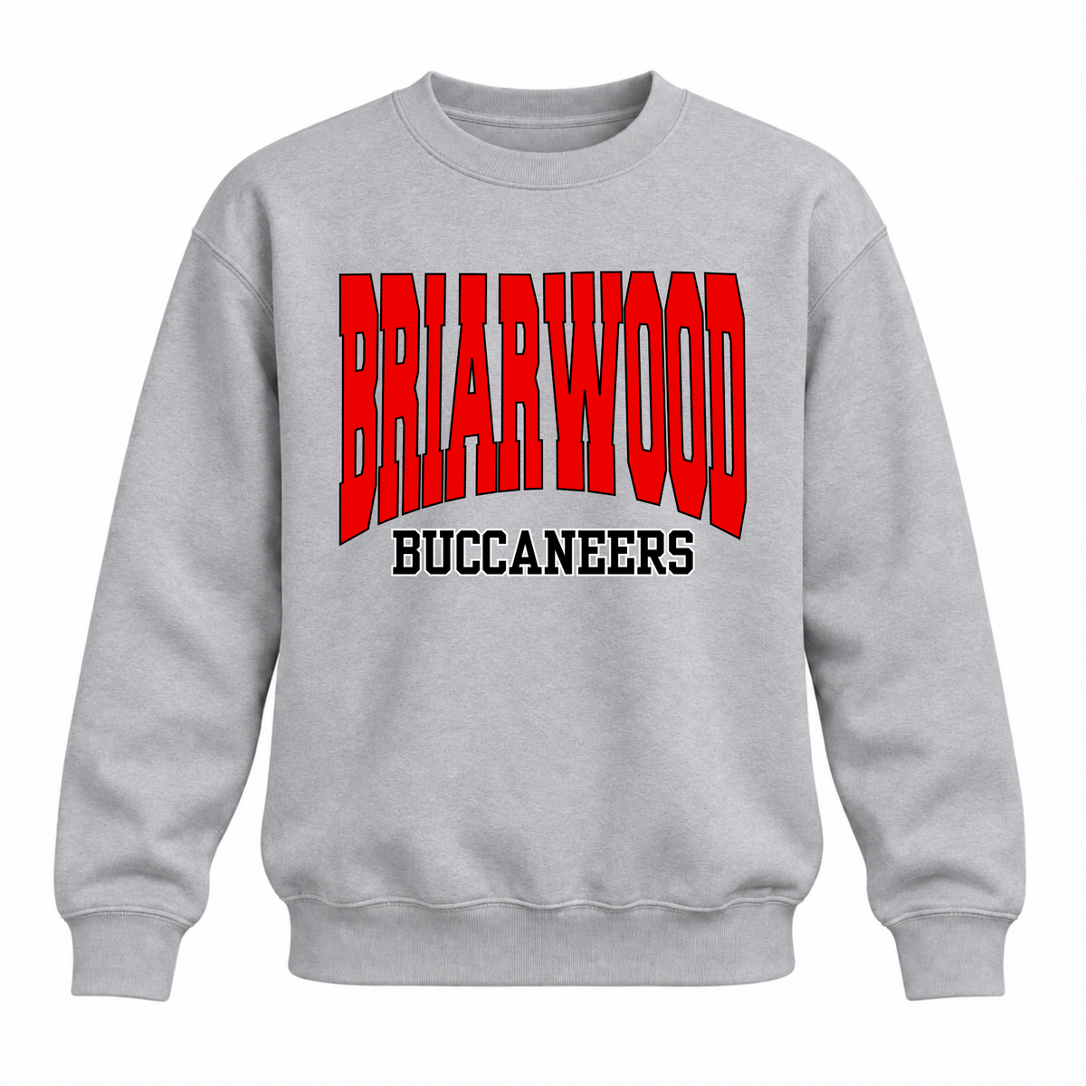 Briarwood Buccaneers Classic Crewneck - Grey