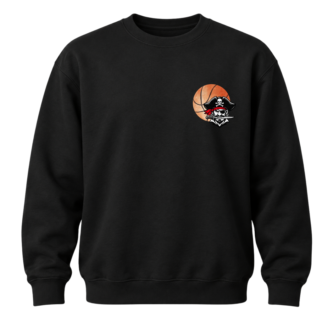 Buccaneer Basketball Crewneck - Black