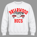 Briarwood Academy Bucs Crewneck - White