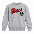 Bucs Mascot Crewneck - Grey