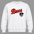 Bucs Mascot Crewneck - White