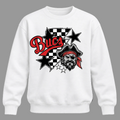 Lightning Bucs Mascot Crewneck - White