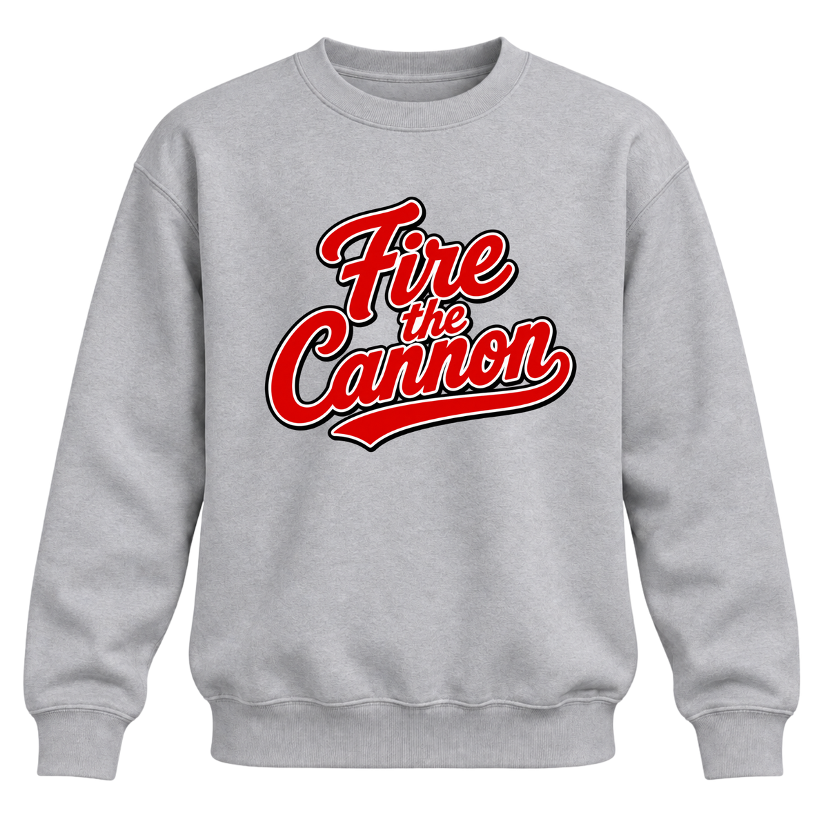 Fire the Cannon Crewneck - Grey