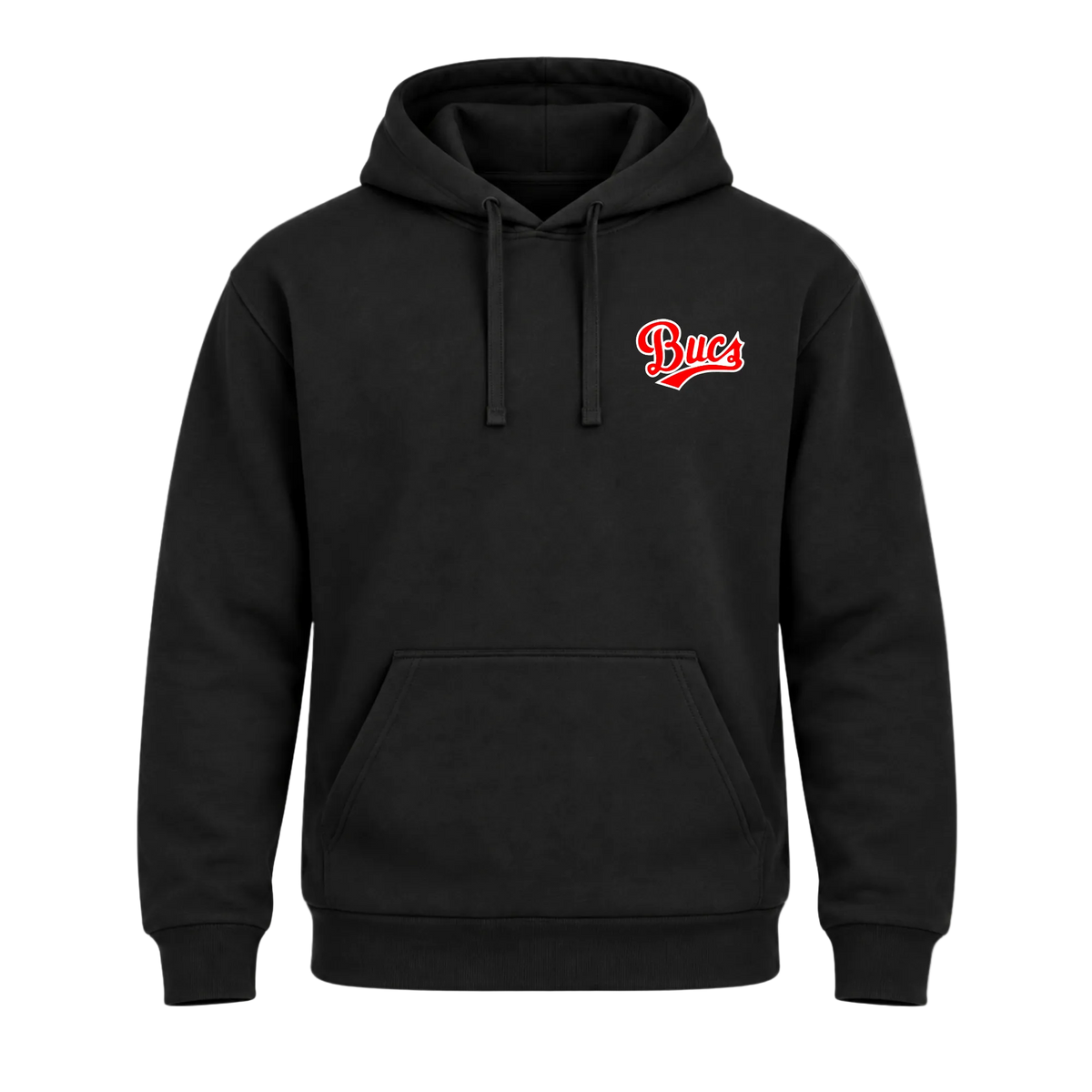 Red Bucs Hoodie - Black