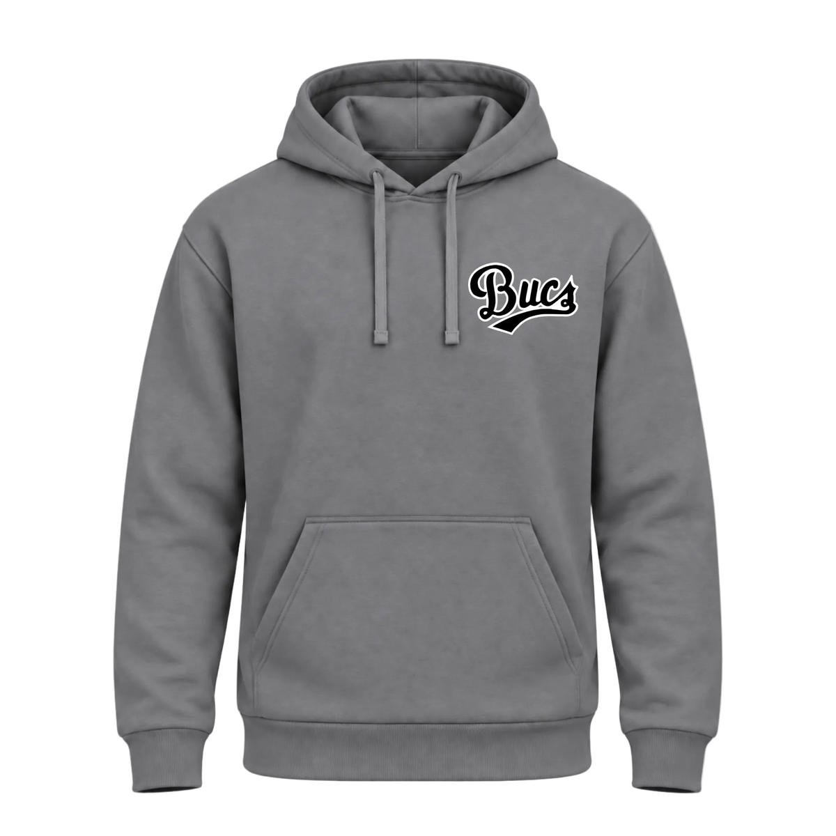 Black Bucs Hoodie - Grey