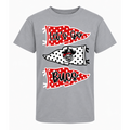 Triple Pennant Tee - Grey