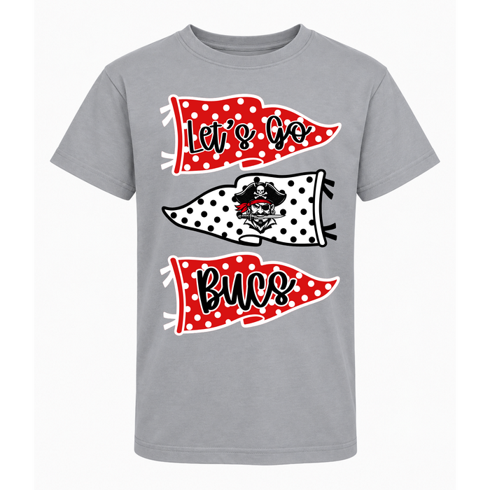 Triple Pennant Tee - Grey