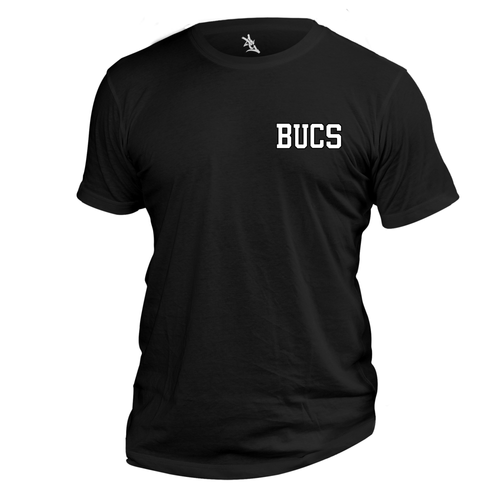 B&W Bucs American Flag - Black