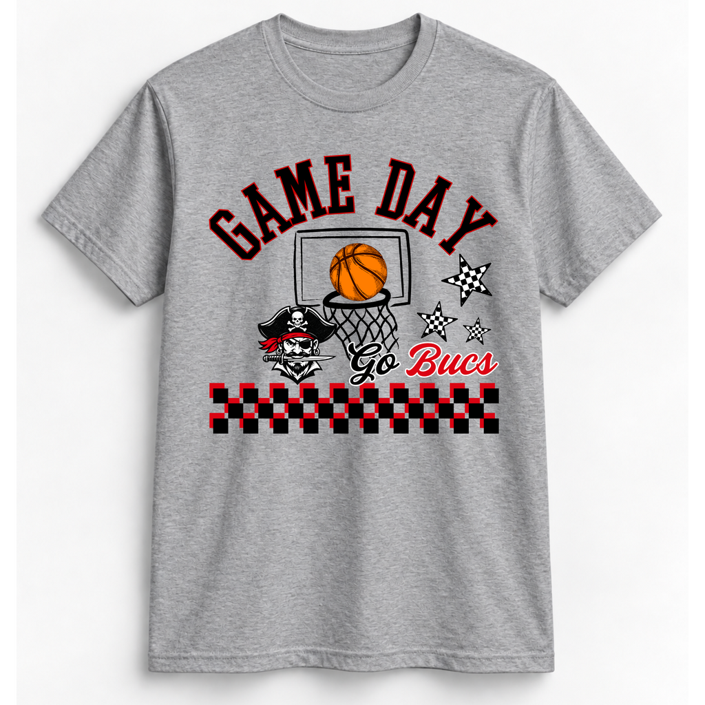 Game Day / Go Bucs Tee - Grey