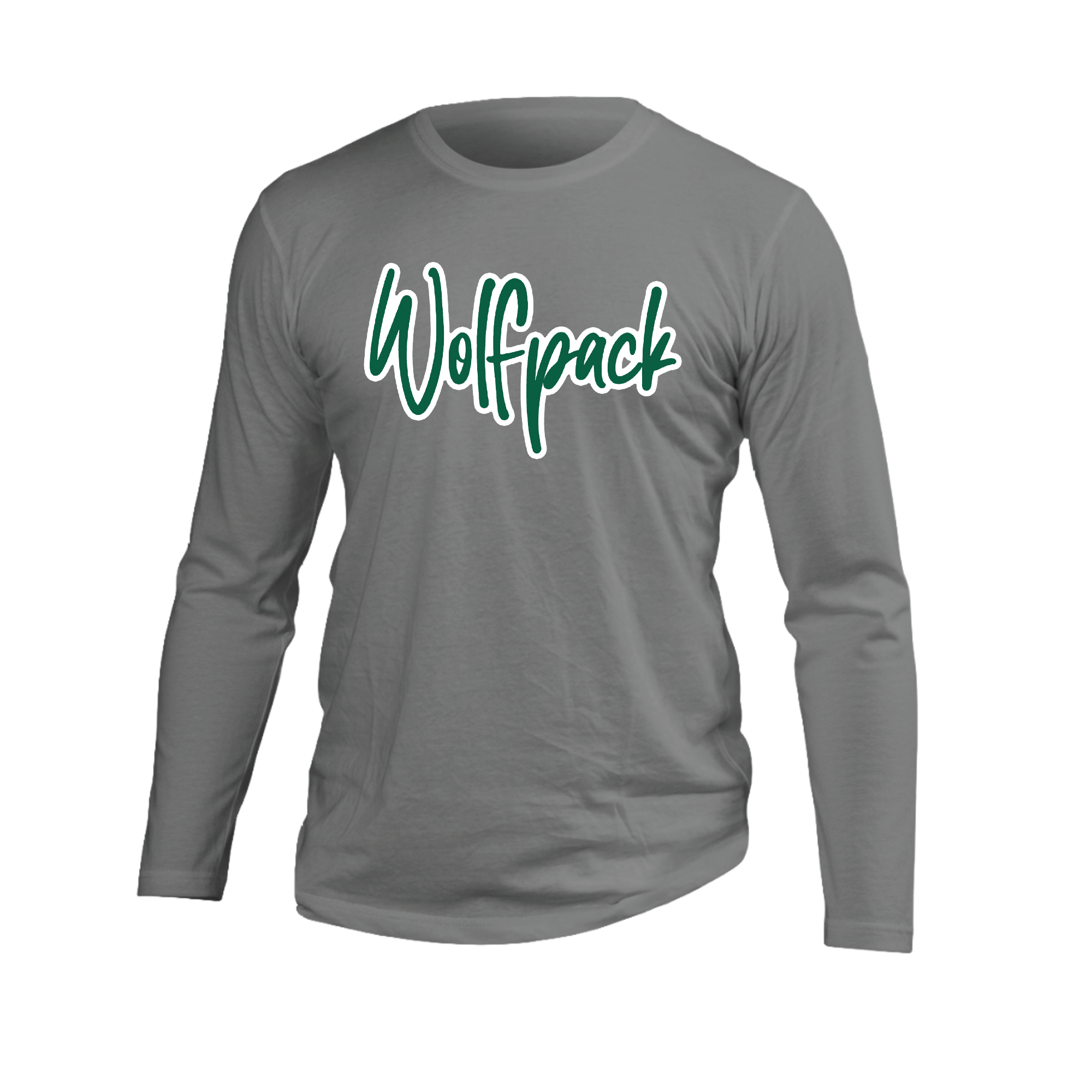 Wolfpack Script LS Tee - 11