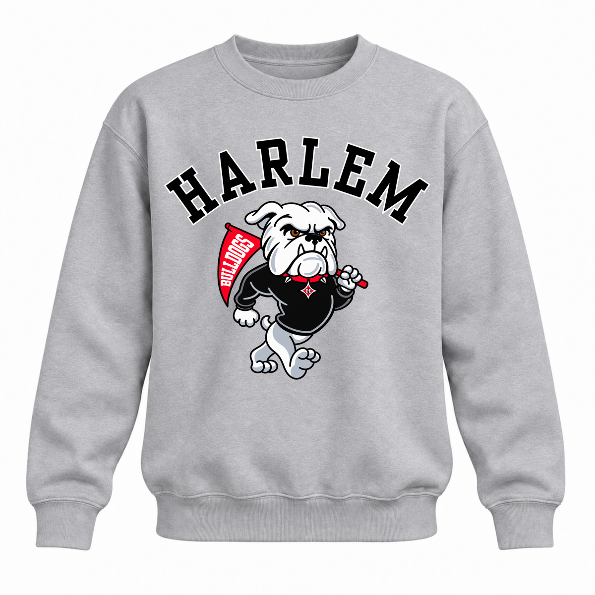 Harlem Walking Dog Crewneck - Grey