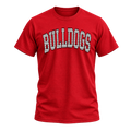 Polka Dot Bulldogs Tee - Red