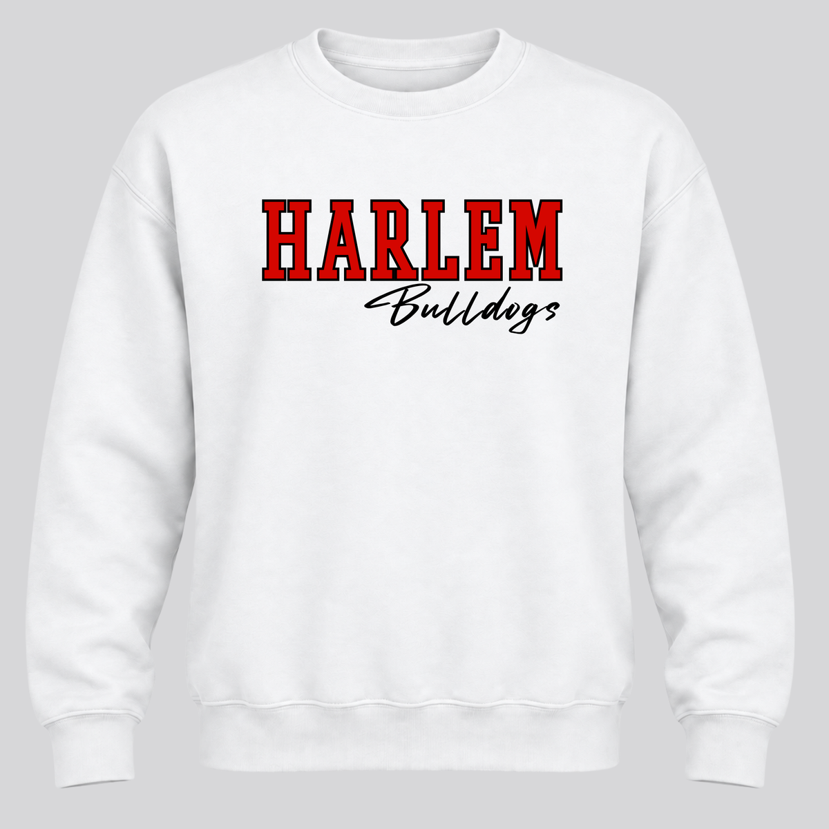 Harlem Bulldogs Crewneck - White