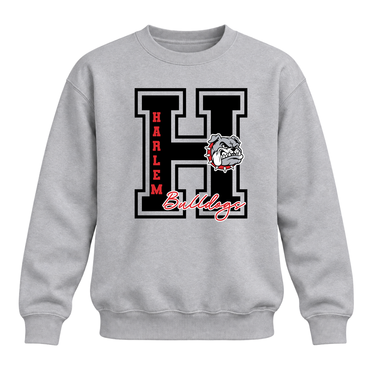 Harlem H Crewneck - Grey