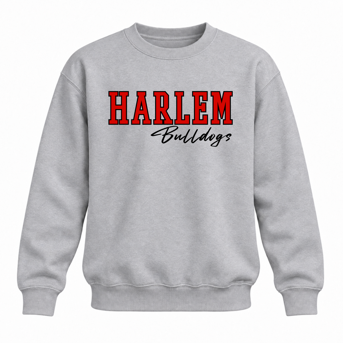 Harlem Bulldogs Crewneck - Grey