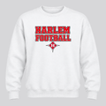 Harlem / Football / Logo Crewneck - White