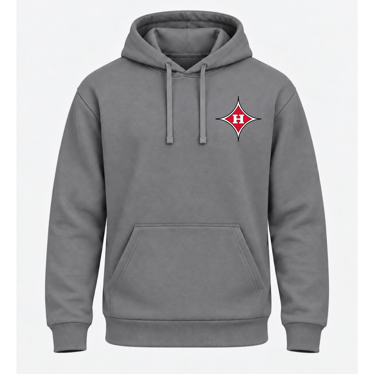 Harlem Classic Logo Hoodie - Grey