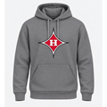 Harlem Classic Full Front Logo Hoodie - Grey