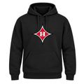 Harlem Classic Full Front Logo Hoodie - Black