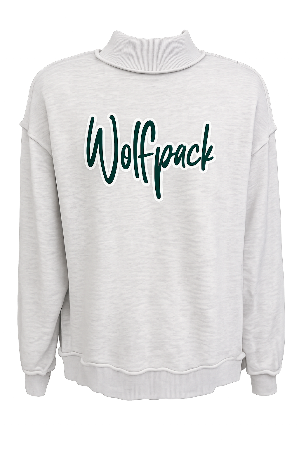 Wolfpack Script Mock Neck