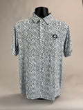 Embroidered "G" Green and White Splatter Polo