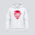 LC Devil Full Front Logo Hoodie - White