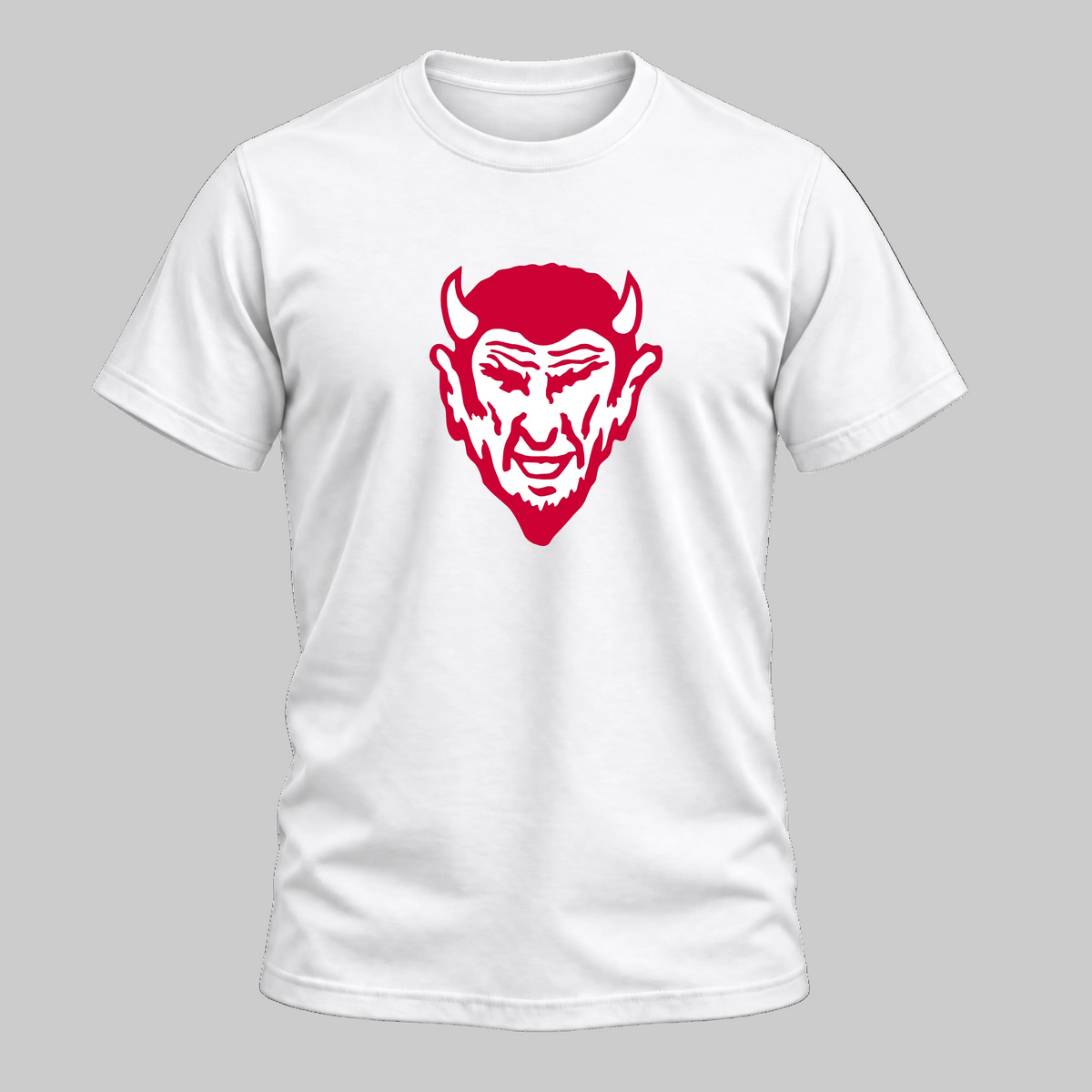 LC Devil Full Front Logo Tee - White