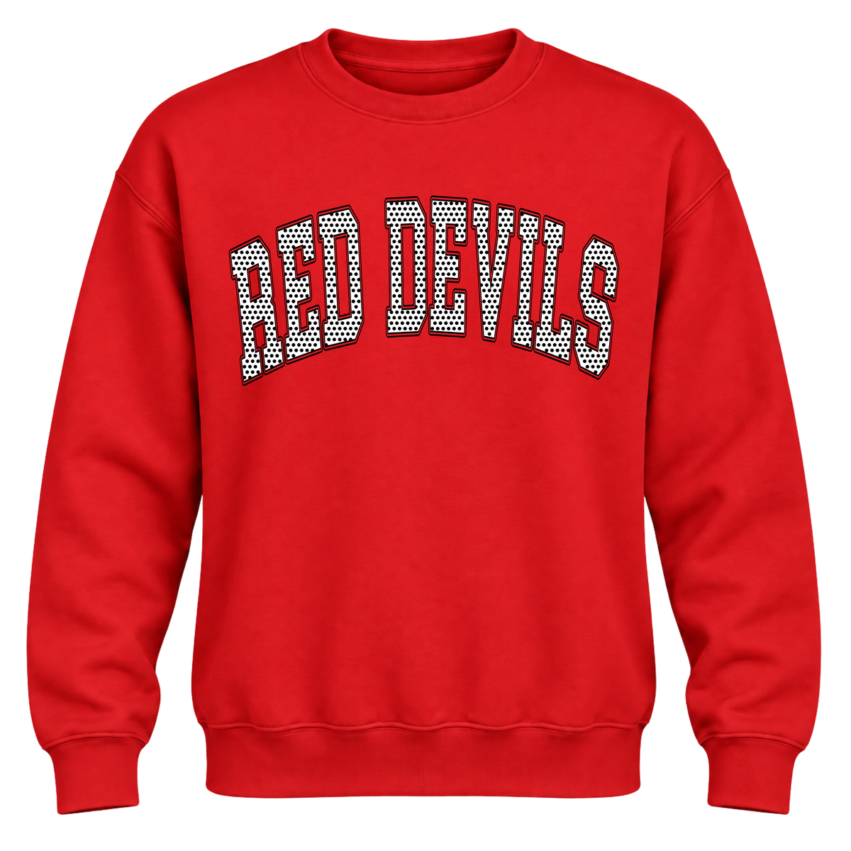 Polka Dot Red Devils - Red