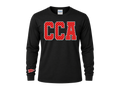 Polkadot CCA Long Sleeve Tee- Black