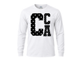Polkadot CCA Initial Long Sleeve Tee - White