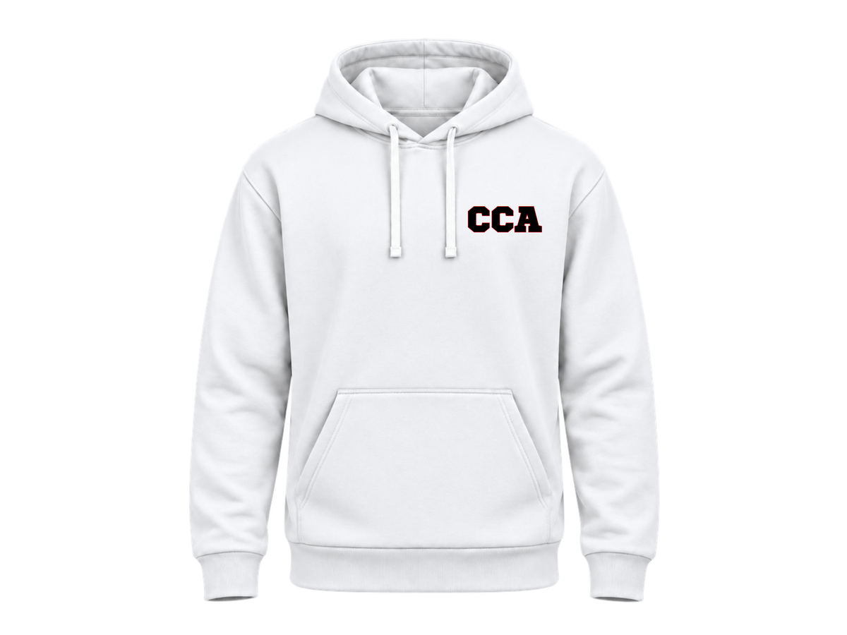 CCA Logo Hoodie - White