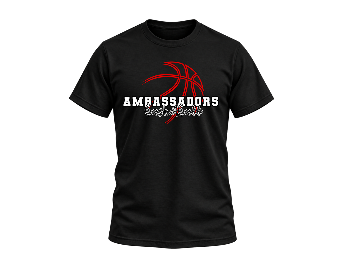 Ambassadors Basketball Tee - Black