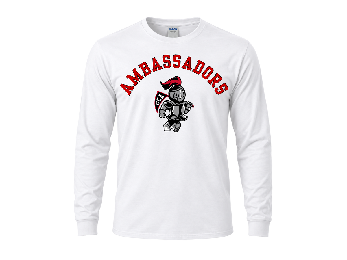 Walking Ambassadors Long Sleeve Tee - White