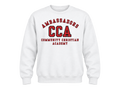 CCA Varsity Style Ambassadors Tee Logo Sweatshirt - White