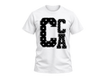 Polkadot CCA Initial Tee - White