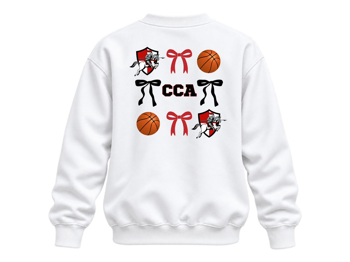 CCA Balls Bows Ambassadors Sweatshirt - White