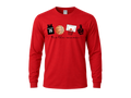 Tis the Season Long Sleeve Tee - Red