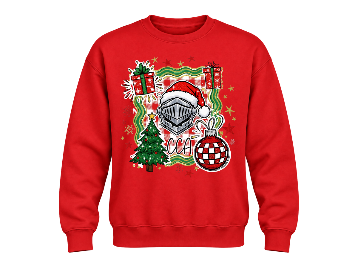 A CCA Christmas Sweatshirt - Red