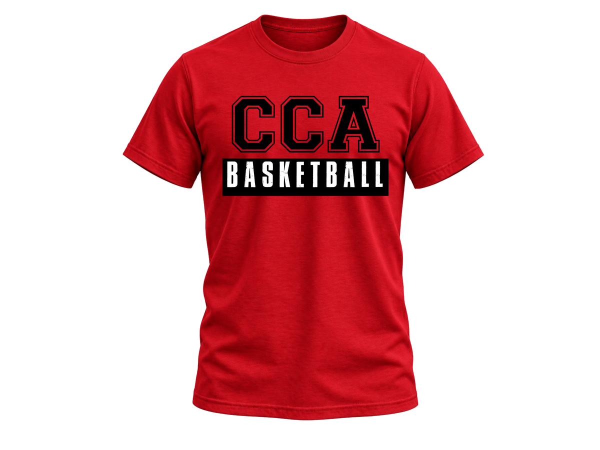 CCA Basketball Tshirt - Red