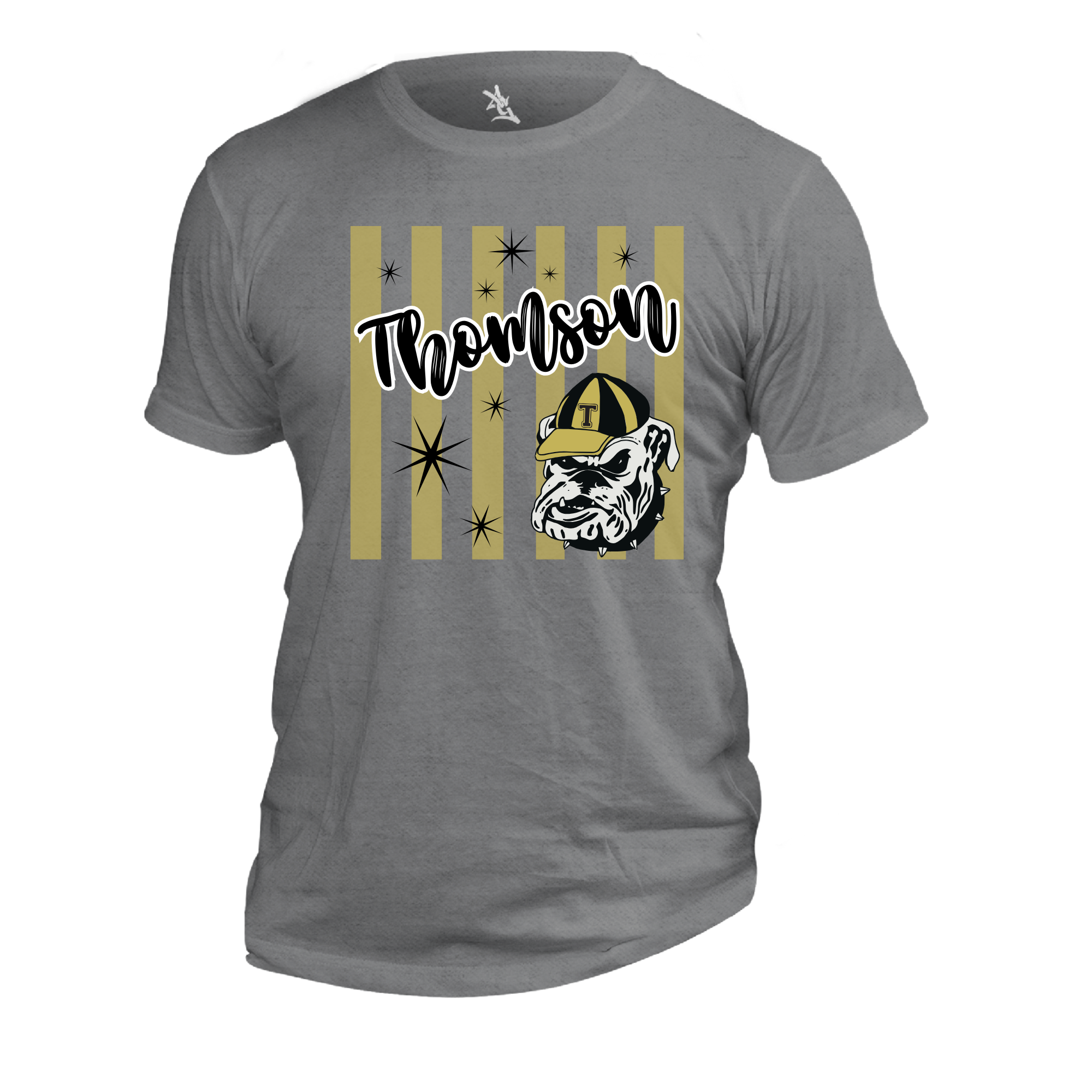Golden Stripe Bulldogs - Gray
